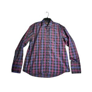 Henri Picard Single Needle Tailoring French Cuffs Dress Shirt Mens 17.5 34/35